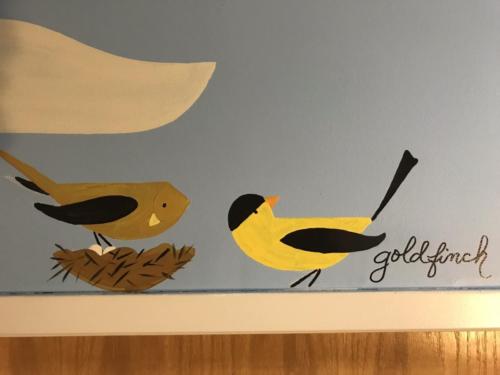 Goldfinch Mural